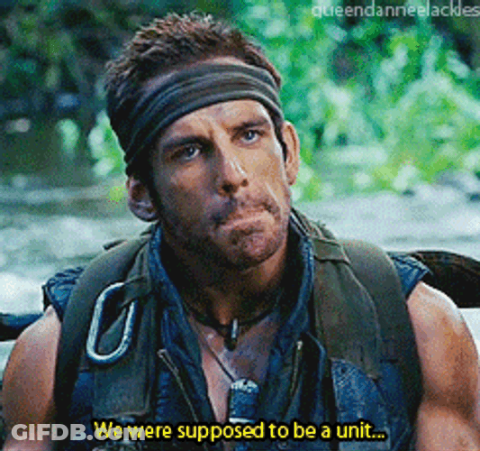 Ben Stiller Angry Tropic Thunder GIF