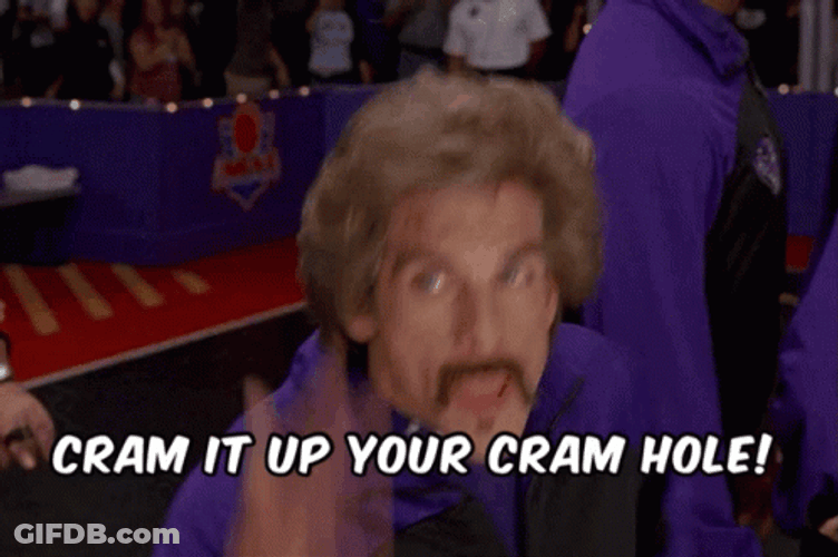 Ben Stiller Cram It Up GIF