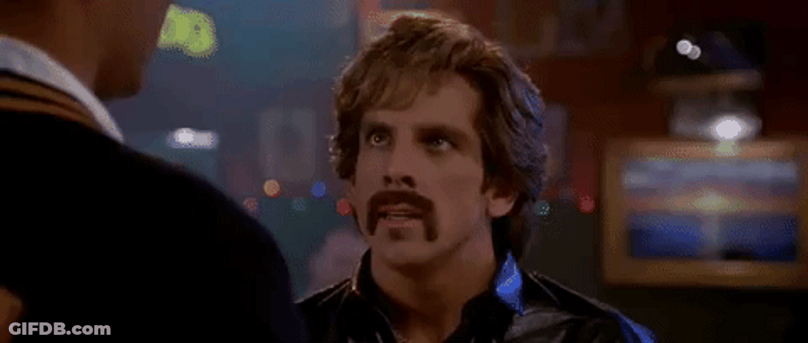 Ben Stiller Dodgeball Touche Reaction GIF
