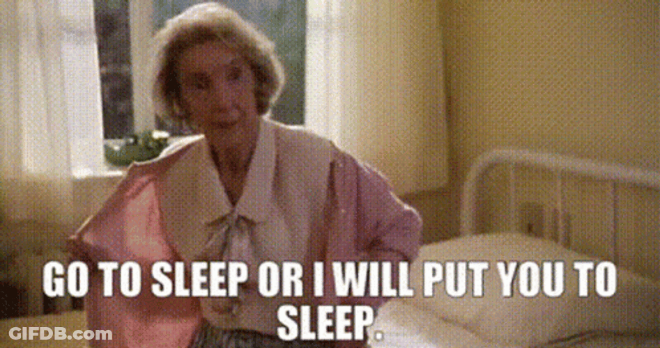Ben Stiller Go To Sleep GIF