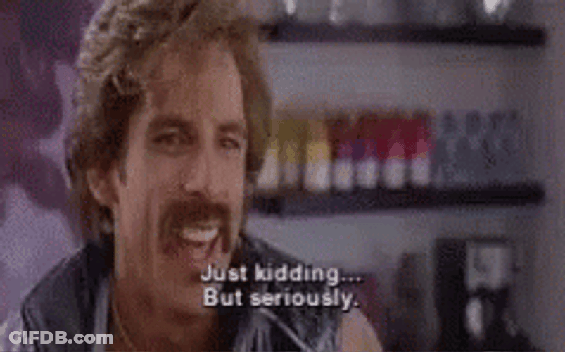 Ben Stiller Just Kidding GIF