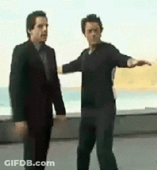 Ben Stiller Robert Downey GIF