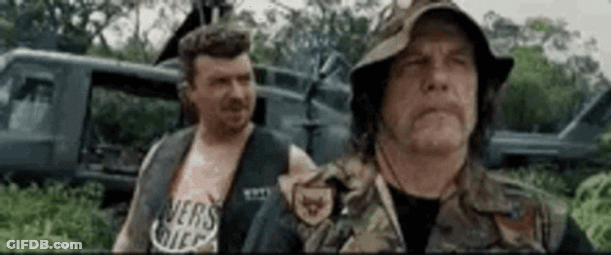 Ben Stiller Tropic Thunder Take A Man's Life GIF