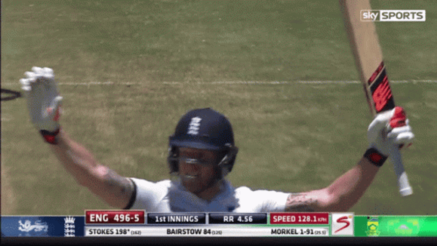 Ben Stokes Raising Hands GIF