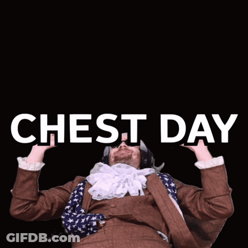 Bench Press Chest Day GIF