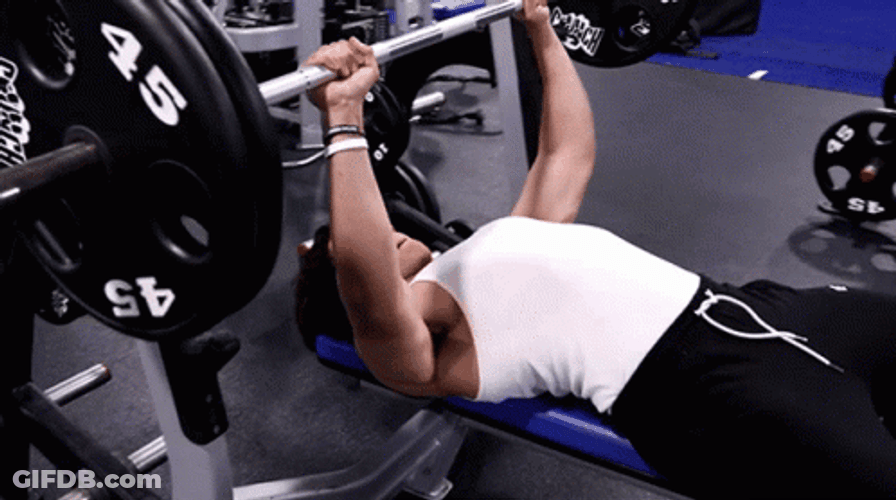 Bench Press Day GIF