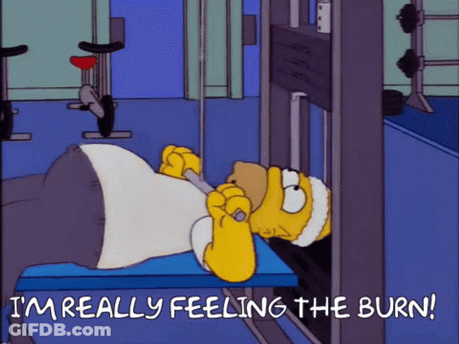 Bench Press Im Really Feeling The Burn GIF