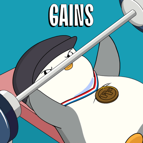 Bench Press Penguin Determination GIF