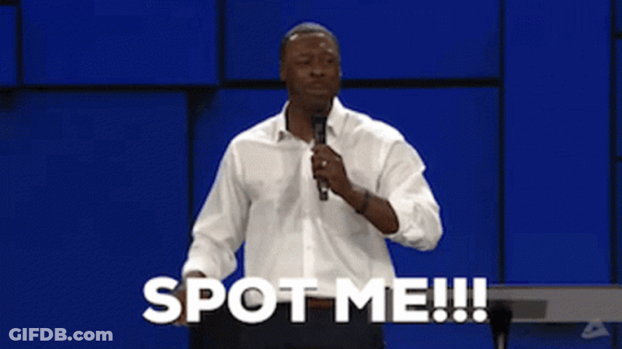 Bench Press Spot Me GIF