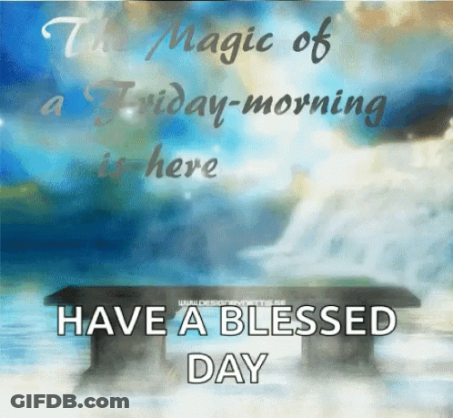 Bench The Magic Of Friday Morning Is Here GIF