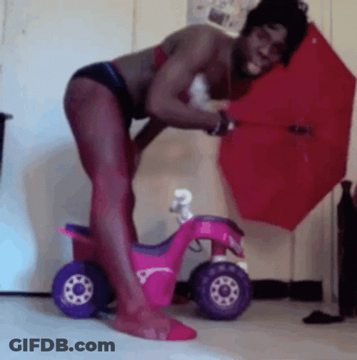 Bend Over Funny Girl Twerking GIF