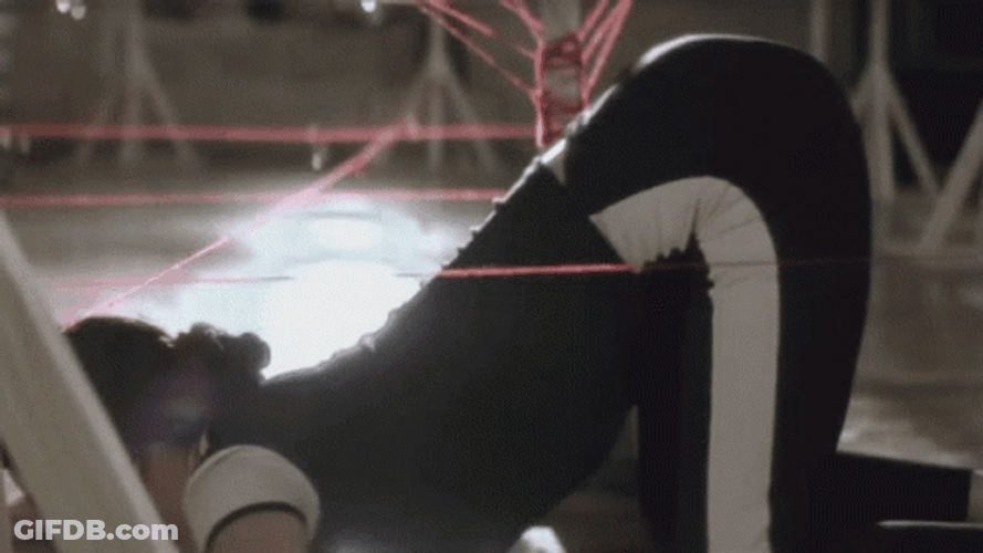 Bend Over Laser Entrapment Snippet GIF