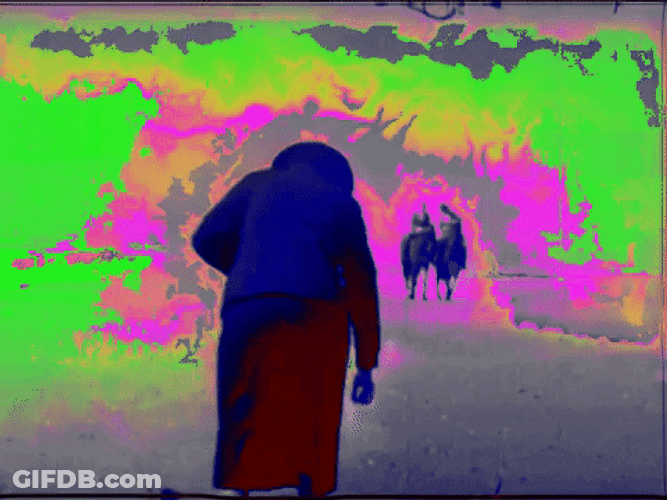 Bend Over Trippy Visual Art GIF
