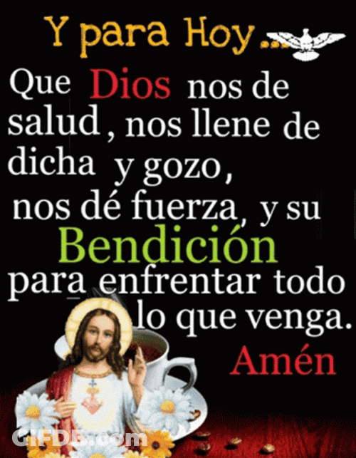 Bendecido Dia Blessed Jesus GIF