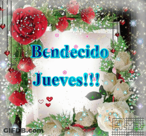 Bendecido Jueves Greeting Card GIF