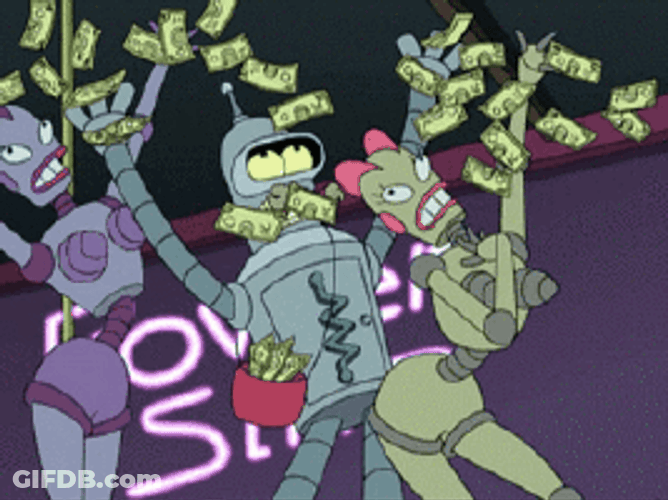 Bender And Other Robots GIF