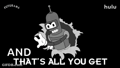 Bender From Futurama Coming Out Of Hole In Wall GIF