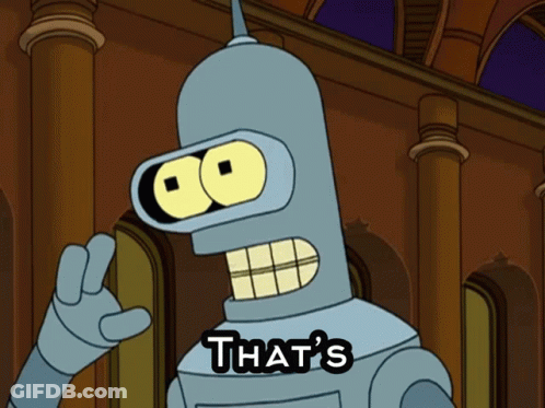 Bender From Futurama Saying That GIF