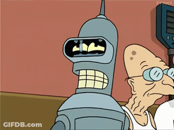 Bender Futurama Cries GIF