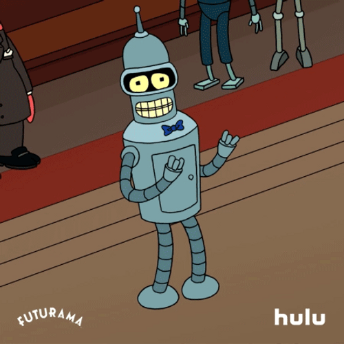 Bender Futurama Screaming No GIF