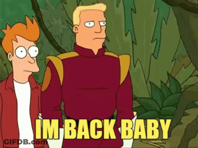 Bender Im Back Baby GIF