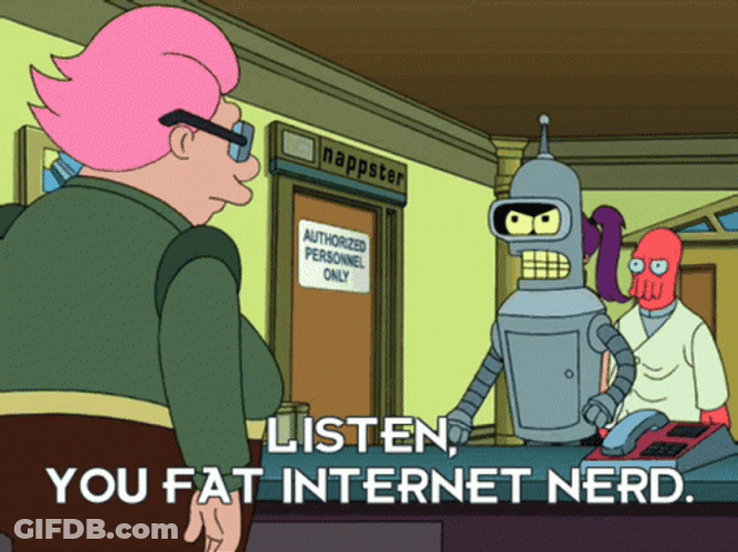 Bender Internet Nerd GIF