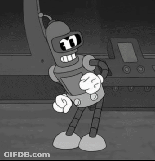 Bender Robot Dance GIF