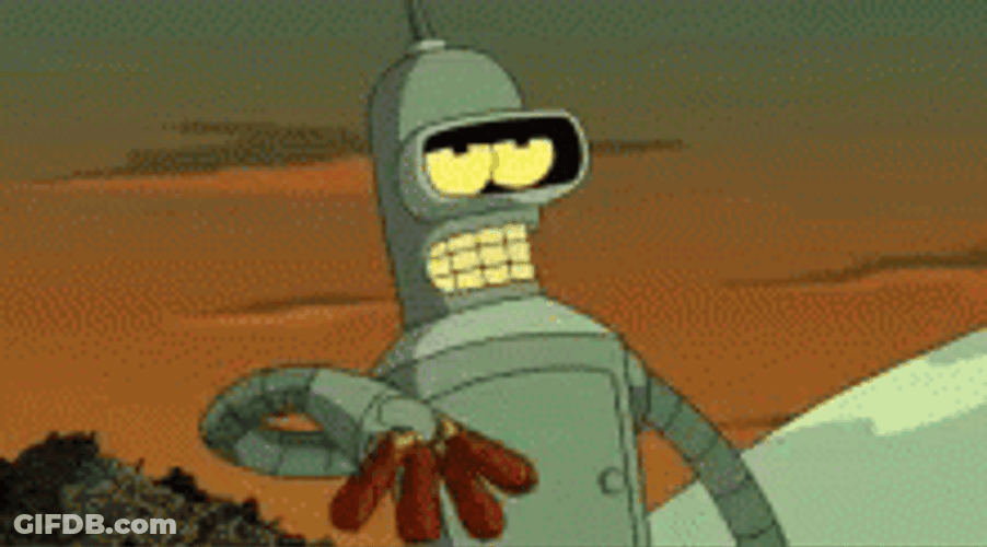 Bender Shut Up Baby I Know GIF