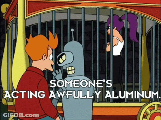 Bender With Philip Fry And Leela GIF