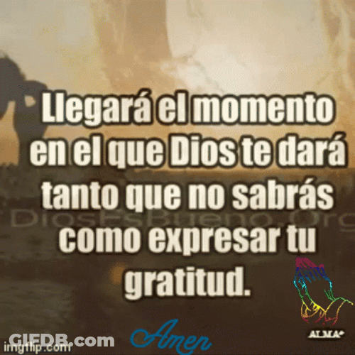 Bendiciones Letter Card Sticker GIF