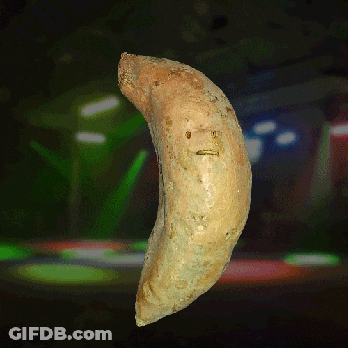 Bending Dancing Potato GIF