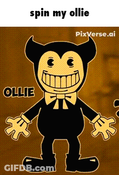 Bendy And The Ink Machine Spin My Ollie GIF