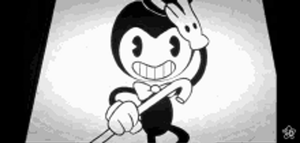 Bendy Ink Machine Cartoon Dance Spotlight GIF
