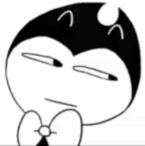 Bendy Ink Machine Cartoon Eyebrow Raise GIF