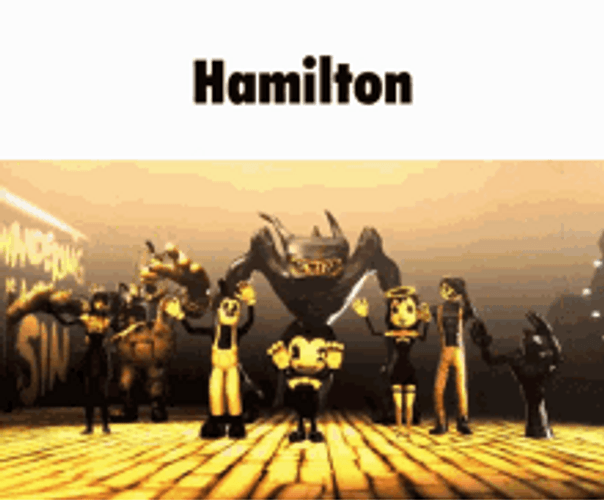 Bendy Ink Machine Cartoon Game Hamilton Play GIF