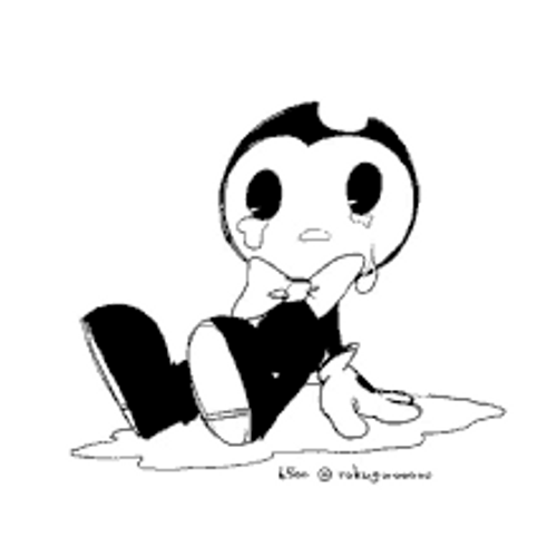 Bendy Ink Machine Cartoon Sad Crying Tears GIF