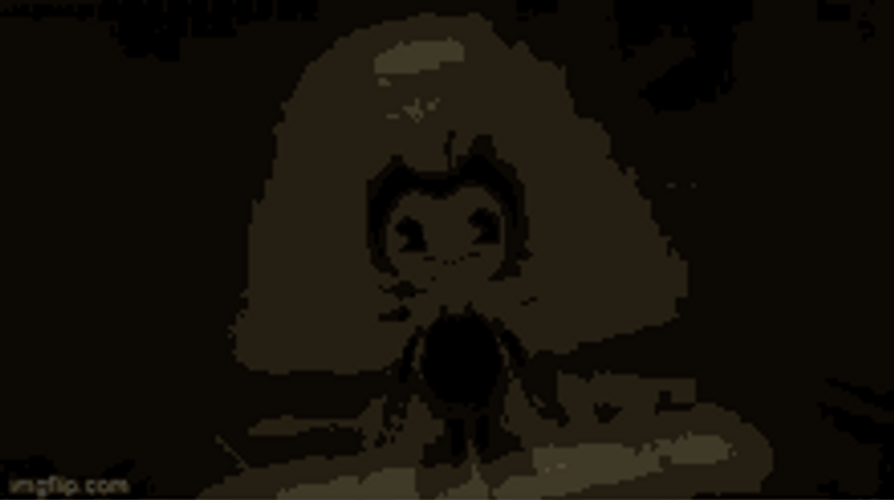 Bendy Ink Machine Cartoon That's All Folks GIF