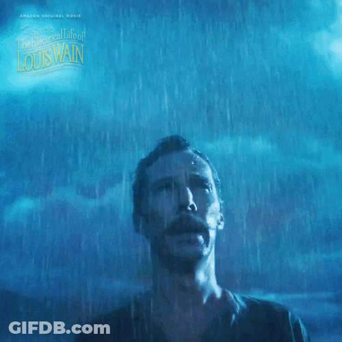 Benedict Cumberbatch During Thunderstorm GIF