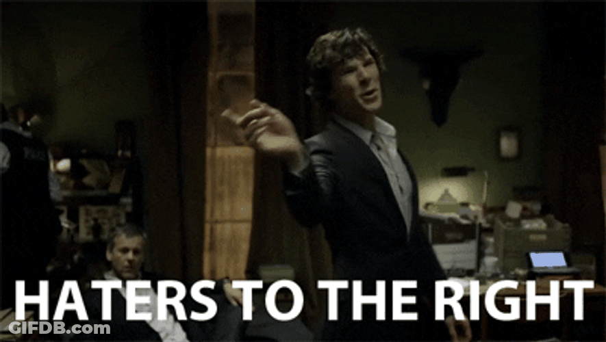 Benedict Cumberbatch Haters To The Right GIF