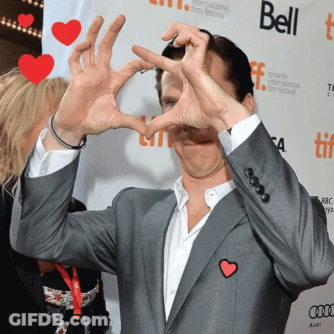 Benedict Cumberbatch Heart GIF