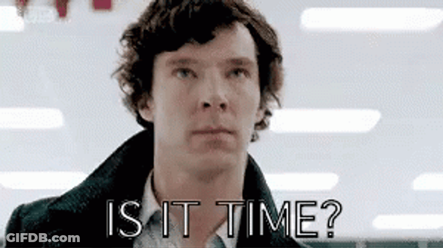 Benedict Cumberbatch It Is Time GIF