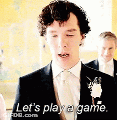 Benedict Cumberbatch Lets Play A Game GIF