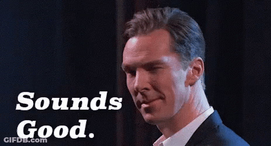 Benedict Cumberbatch Sounds Good GIF
