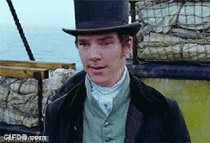 Benedict Cumberbatch Tip Hat GIF