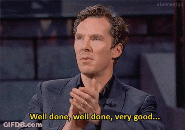 Benedict Cumberbatch Well Played GIF