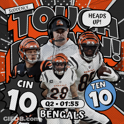Bengals Football Coach And Players GIF