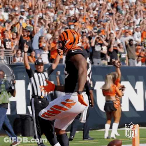Bengals Football Player Joe Mixon Who Dey Dance GIF