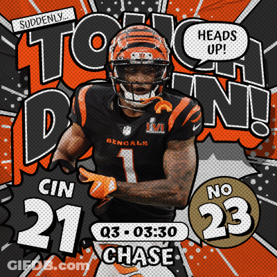 Bengals Football Player Number 21 GIF
