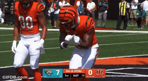 Bengals Vs Jaguars Football Game GIF