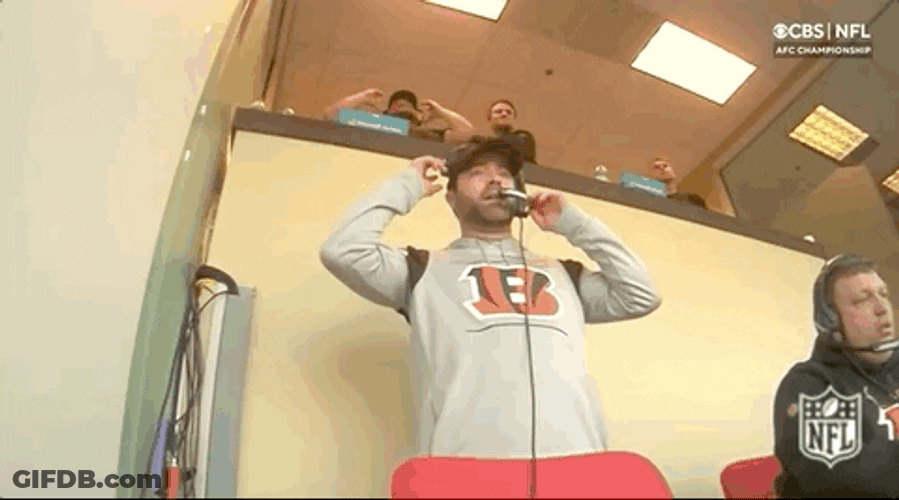 Bengals Who Dey Victory Solid Fan Reaction GIF